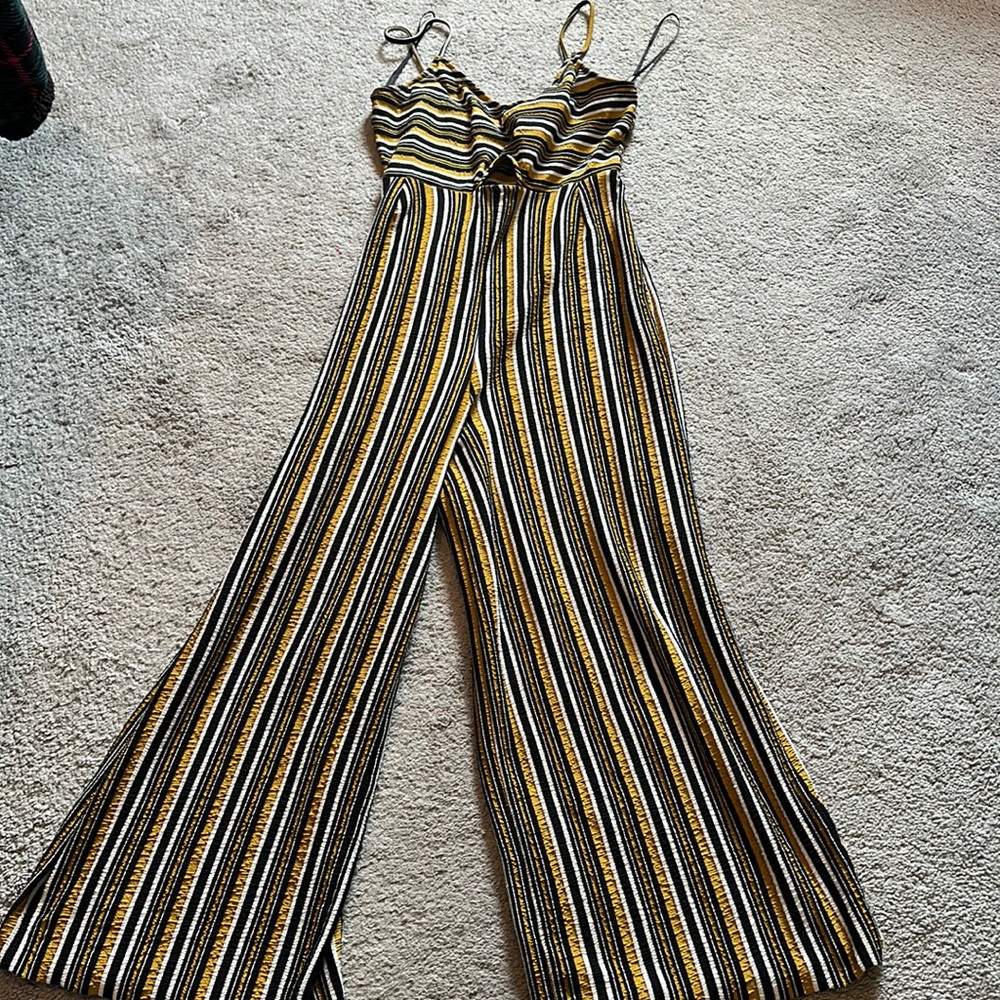 Striped Pull&Bear jumpsuit